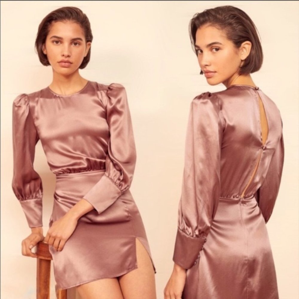 NWT 100% Silk Reformation Cairo Dress